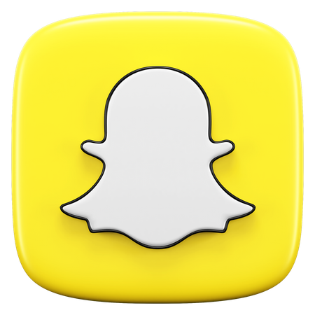 Free Snapchat  3D Icon