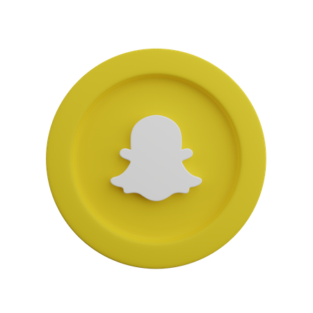 Free Snapchat  3D Logo