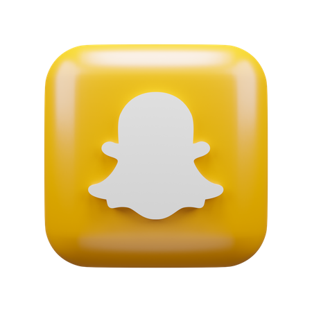 Free Snapchat  3D Logo