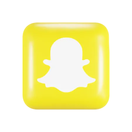 Free Snapchat  3D Logo