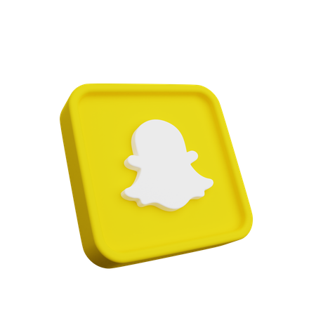 Free Snapchat  3D Logo