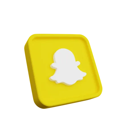 Free Snapchat  3D Logo