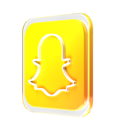 Free SnapChat  3D Logo