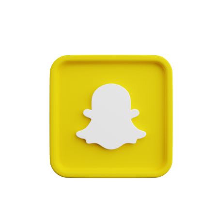 Free Snapchat  3D Logo