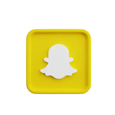 Free Snapchat  3D Logo