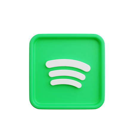 Free Spotify  3D Logo