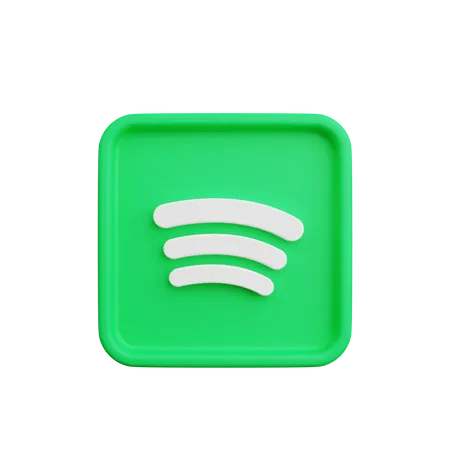 Free Spotify  3D Logo