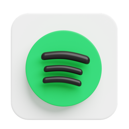 Free Spotify  3D Logo