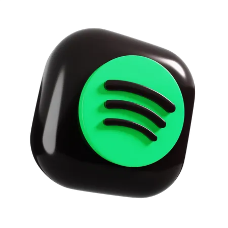 Free Spotify  3D Logo