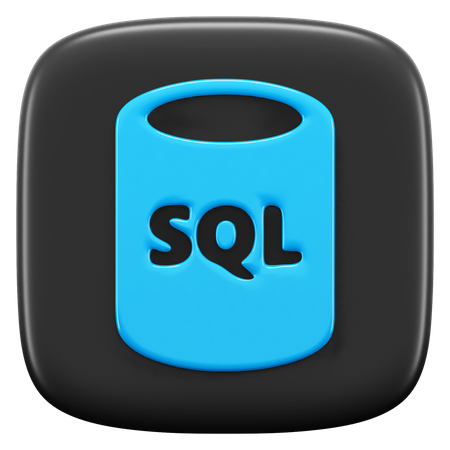 Free SQL  3D Icon