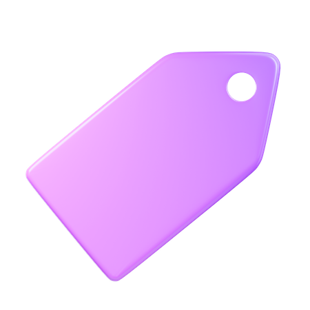 Free Tag  3D Icon