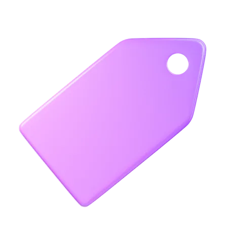 Free Tag  3D Icon