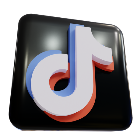 Free Tiktok  3D Icon