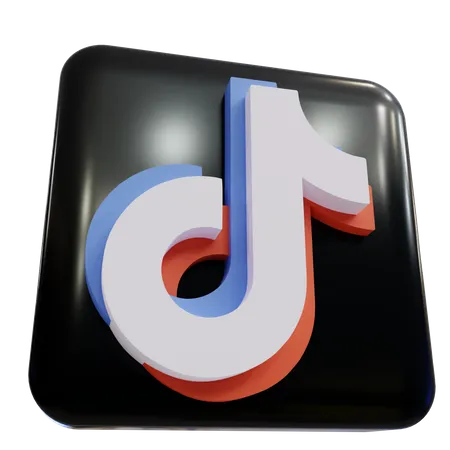 Free Tiktok  3D Icon