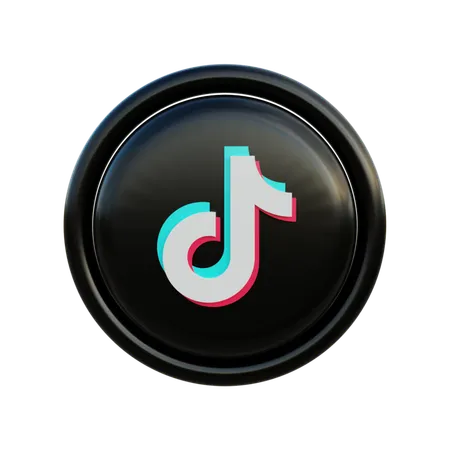 Free Tiktok  3D Icon