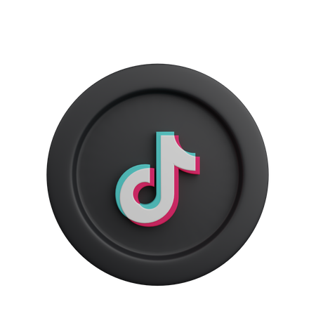 Free Tiktok  3D Logo