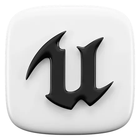 Free Unreal Engine  3D Icon