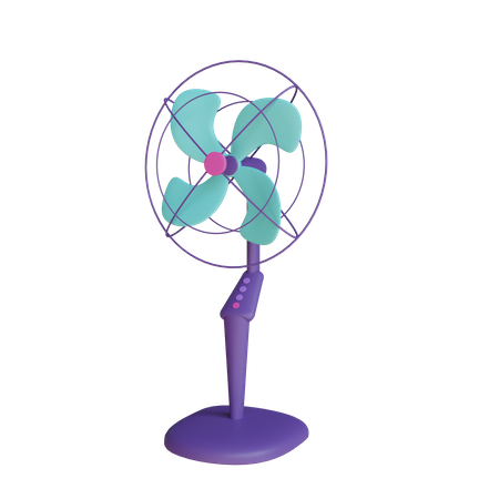 Free Ventilador elétrico  3D Illustration