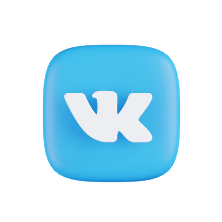 Free Vk  3D Icon