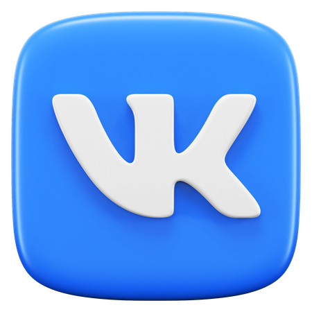 Free Vk  3D Icon