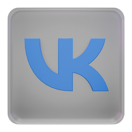 Free Vkontakte  3D Icon