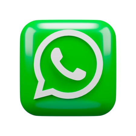 Free Whatsapp  3D Logo