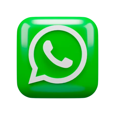 Free Whatsapp  3D Logo