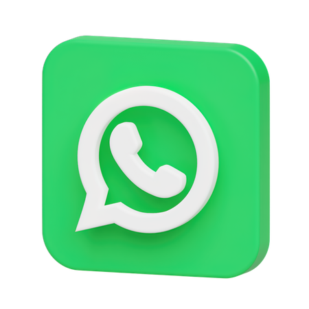 Free Logotipo do WhatsApp  3D Logo