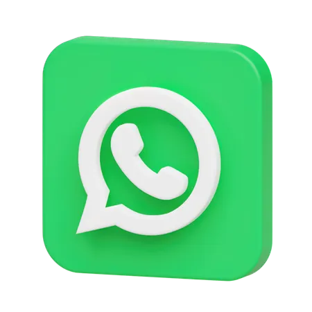 Free Logotipo do WhatsApp  3D Logo