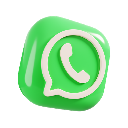 Free Logotipo de whatsapp  3D Logo