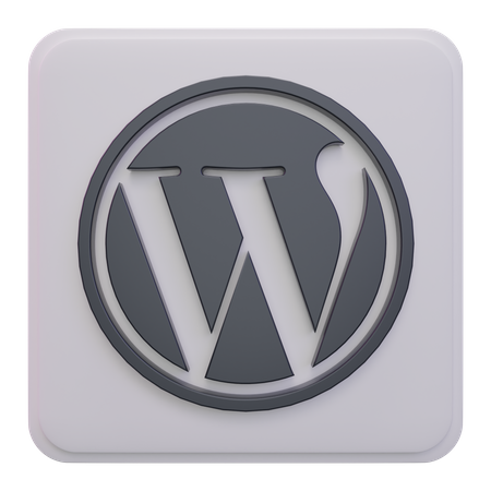 Free WordPress  3D Icon