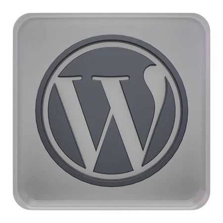 Free WordPress  3D Icon