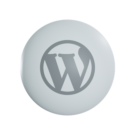 Free WordPress  3D Icon