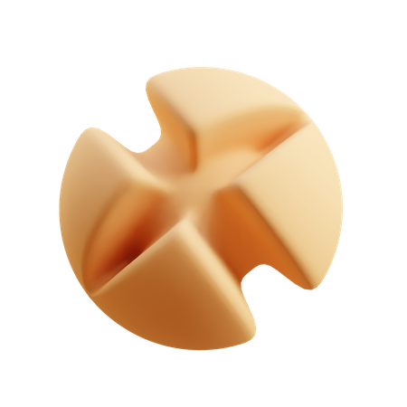 Free X boolean sphere  3D Icon