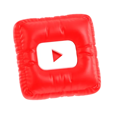 Free Youtube  3D Icon