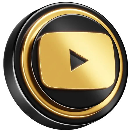 Free Youtube  3D Icon