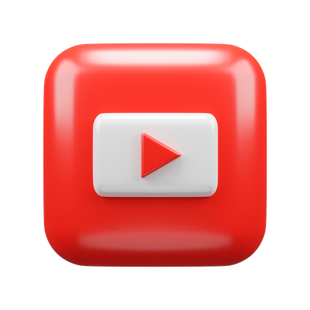 Free Youtube  3D Logo