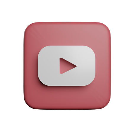 Free YouTube  3D Logo