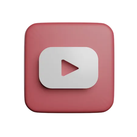 Free YouTube  3D Logo