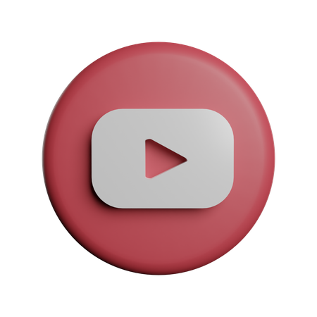 Free YouTube  3D Logo