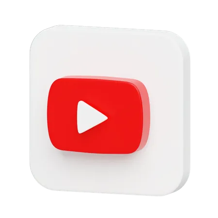 Free Logotipo de youtube  3D Logo