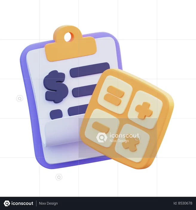 Accounting  3D Icon