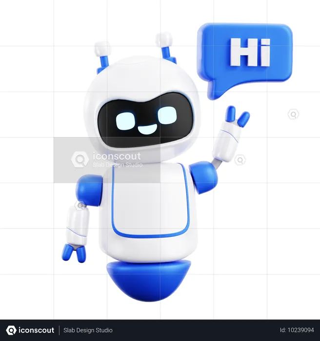 Ai Bot  3D Icon