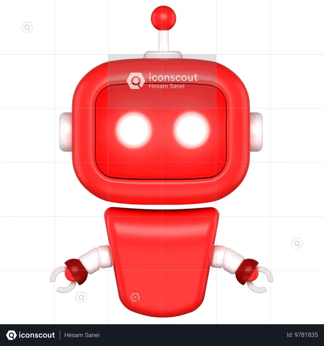 Ai Bot  3D Icon