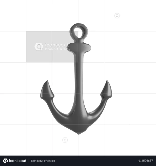 Anchor  3D Illustration