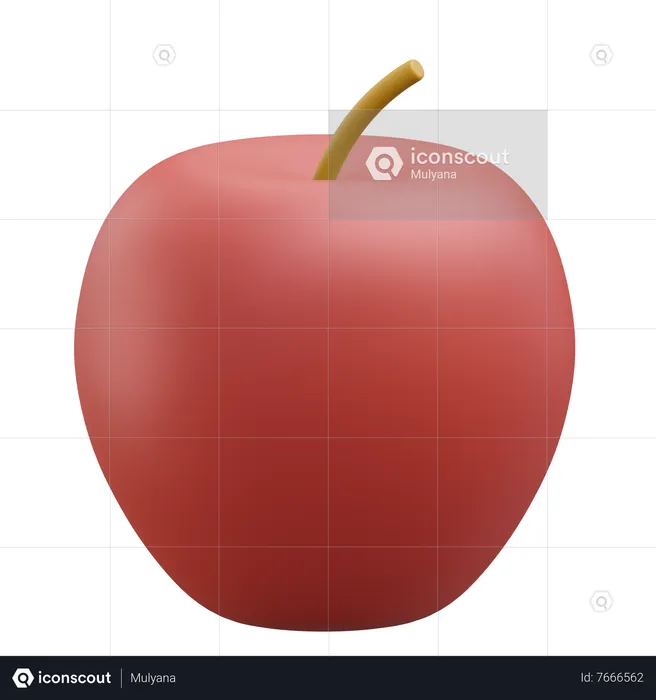 Apple  3D Icon