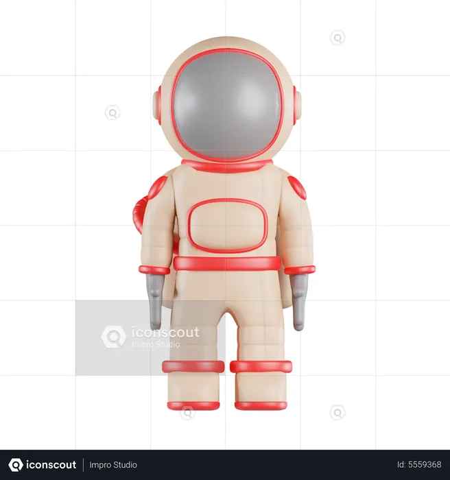 Astronauta  3D Icon