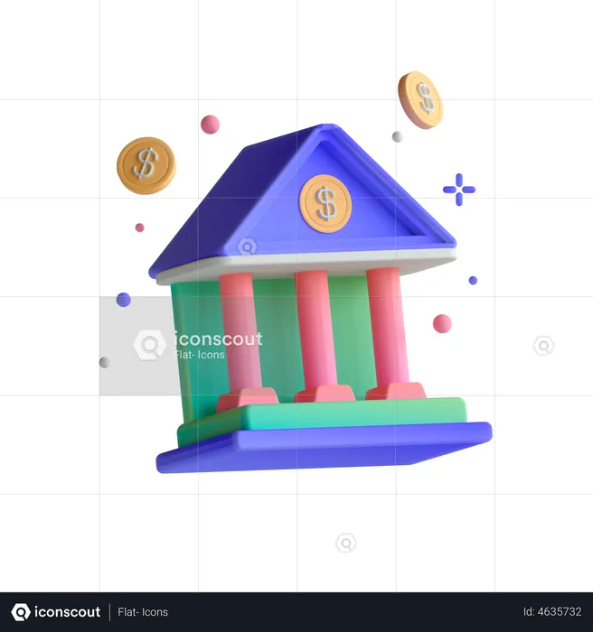 Banco  3D Illustration