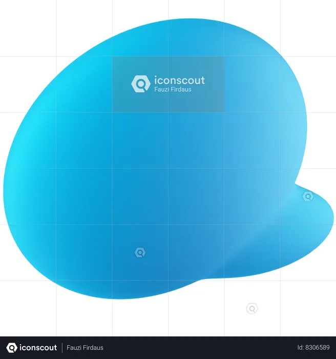 Chat Bubble  3D Icon