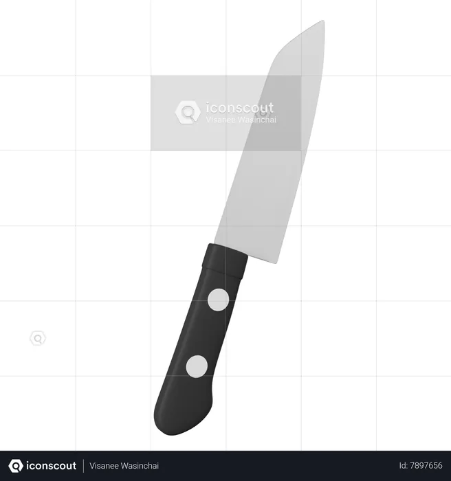 Chefs Knife  3D Icon